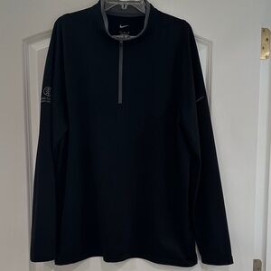 Men’s Nike Black Quarter Zip Pullover - XL